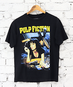 PULP FICTION - Camiseta Vintage "Preto" -VINTAGE-