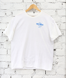 HARD ROCK CAFÉ - Camiseta Seattle "Branco" -VINTAGE-