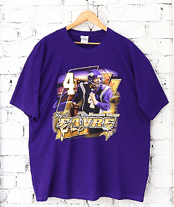 NFL - Camiseta Brett Favre Minnesota Vikings "Roxo" -VINTAGE-