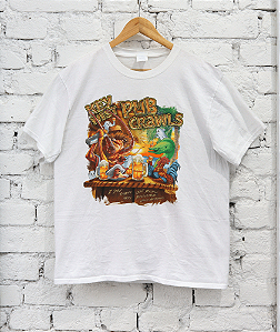 PORT & COMPANY - Camiseta Key West Pub Crawls "Branco" -VINTAGE-