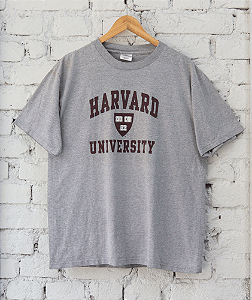 THE COTTON EXCHANGE - Camiseta Harvard University "Cinza" -VINTAGE-