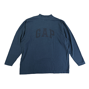 GAP x YEEZY - Camiseta Manga Longa Dove "Dark Blue" -USADO-