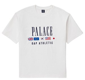 PALACE x GAP - Camiseta Heavy Jersey "Branco" -NOVO-