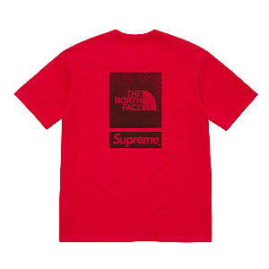 SUPREME X THE NORTH FACE - Camiseta "Vermelho" -NOVO-