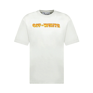 OFF-WITHE - Camiseta Arrow Orange Metal "Branco" -NOVO-