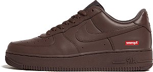 NIKE x SUPREME - Air Force 1 Low (40,5 BR / 9 US) "Barroque Brown" -NOVO-