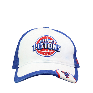 REEBOK - Boné Detroit Pistons "Branco/Azul/Vermelho" -VINTAGE-