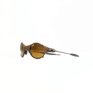 OAKLEY – Óculos Mars X-Metal Leather Jordan “Gold Iridium” -USADO-