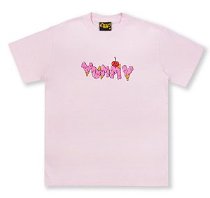 DREW HOUSE x JUSTIN BIEBER - Camiseta Yummy "Rosa Claro" -NOVO-