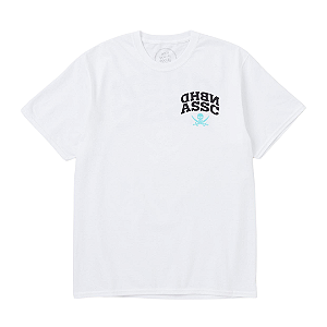 ANTI SOCIAL SOCIAL CLUB x NEIGHBORHOOD - Camiseta SS-2 "Branco/Azul" -NOVO-