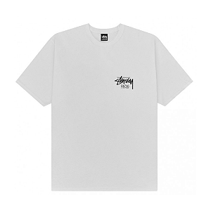 STUSSY - Camiseta Paris "Branco" -NOVO-