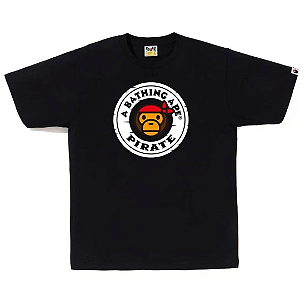 BAPE - Camiseta Milo Pirate "Preto" -NOVO-