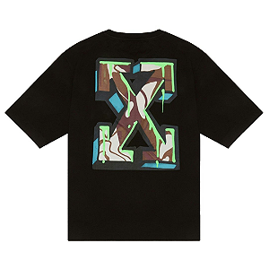 OFF-WHITE - Camiseta Neen Arrow Skate "Preto" -NOVO-