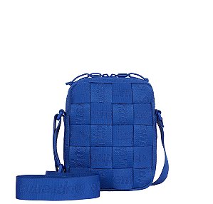 SUPREME - Bolsa Shoulder Woven SS24 "Azul" -NOVO-