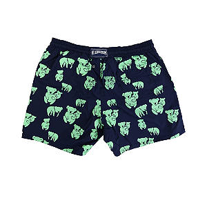 VILLEBREQUIN - Bermuda Koala Print "Azul Marinho" -USADO