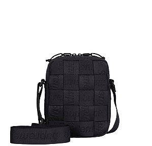 SUPREME - Bolsa Shoulder Woven SS24 "Preto" -NOVO-