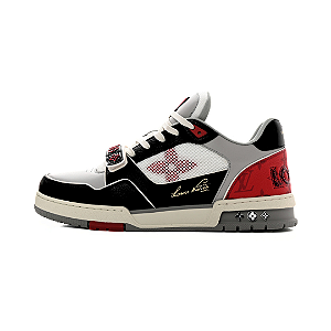 LOUIS VUITTON - Trainer "Red/Grey/Black" -NOVO-