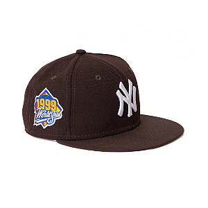 NEW ERA - Boné New York Yankees 1999 World Series "Marrom" -NOVO-