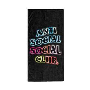 ANTI SOCIAL SOCIAL CLUB - Toalha Feel The Light "Preto" -NOVO-