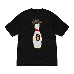 STUSSY - Camiseta King Pin Pigment Dyed "Preto" -NOVO-