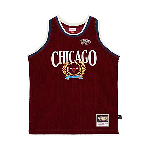 MITCHELL & NESS - Regata Jersey Chicago Bulls 1997 Dennis Rodman "Vermelho" -NOVO-