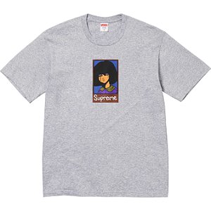 SUPREME - Camiseta Emo "Cinza" -NOVO-