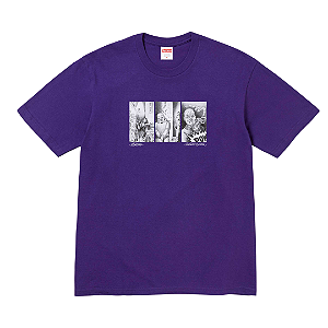 SUPREME x MISTER CARTOON - Camiseta Pow "Roxo" -NOVO-