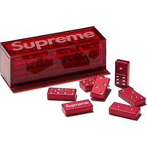SUPREME - Caixa de Dominó Aluminum FW22 "Vermelho" -NOVO-