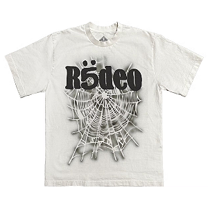 TRAVIS SCOTT x SP5DER - Camiseta Cactus Jack Days Before Rodeo III "Branco" -NOVO-