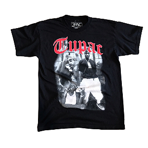 VLONE x 2PAC - Camiseta "Preto" -USADO-