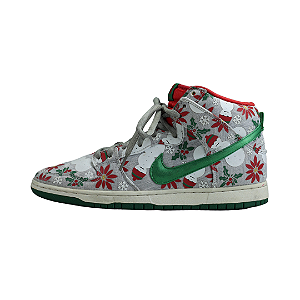NIKE - SB Dunk High "Ugly Christimas Sweater Grey" (2013) -USADO-