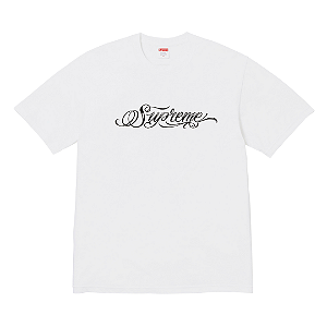 SUPREME - Camiseta Script "Branco" -NOVO-