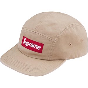SUPREME - Boné Washed Chino Twill Camp FW24 