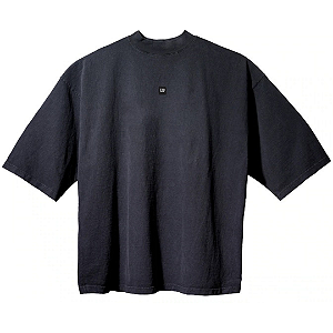 YEEZY x GAP - Camiseta Logo Manga 3/4 "Washed Black" -NOVO-