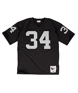 MITCHELL & NESS - Camisa Jersey Legacy NFL LA Raiders 1998 Bo Jackson "Preto" -NOVO-