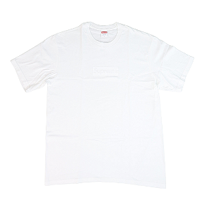 SUPREME - Camiseta Tonal Box Logo "Branco" -USADO-