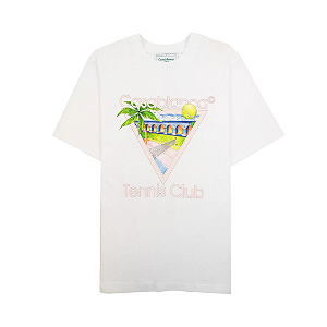 CASABLANCA - Camiseta Tennis Club "Branco" -NOVO-