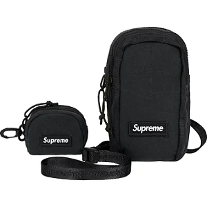 SUPREME - Bolsa Camera + Mini Bolsa "Preto" -NOVO-
