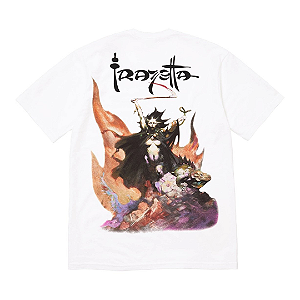 SUPREME x FRANK FRAZETTA - Camiseta Woman With Scythe "Branco" -NOVO-