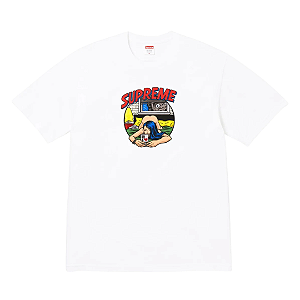 SUPREME - Camiseta Bedroom "Branco" -NOVO-
