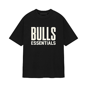 FEAR OF GOD x NBA - Camiseta Essentials Bulls "Preto" -NOVO-