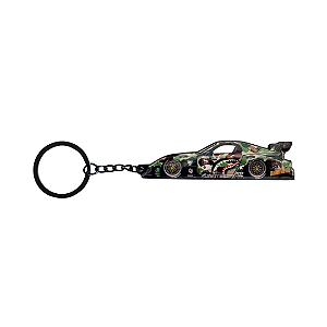 BAPE x LIBERTY WALK - Chaveiro GT ABC Camo FD RX7 "Verde" -NOVO-