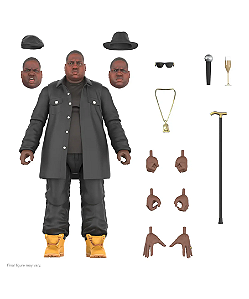 SUPER7 - Boneco The Notorious B.I.G Ultimates "Multi" -NOVO-