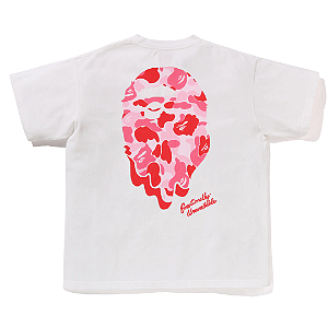 BAPE x EMOTIONALLY UNAVAILABLE - Camiseta ABC Camo "Branco" -NOVO-