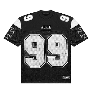 ALICE HOLLYWOOD - Camisa Jersey 99 Warm-Up "Preto" -NOVO-