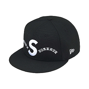 SUPREME x HOMERUN - Boné S Logo New Era 59Fifty "Preto" -NOVO-