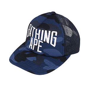 BAPE - Boné Color NYC Logo Mesh "Azul" -NOVO-