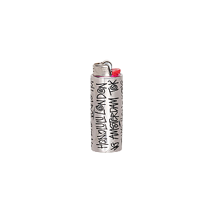 STUSSY - Case de Isqueiro Metal City "Prata" -NOVO-