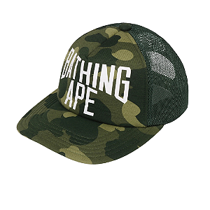 BAPE - Boné Color NYC Logo Mesh "Verde" -NOVO-