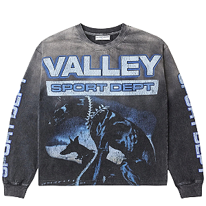 VALE LIVES FOREVER - Camiseta Manga Longa Watchdog "Preto" -NOVO-